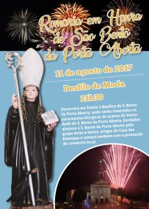 Flyers Romaria S. Bento dia 11 Agosto 2017 - passagem modelos